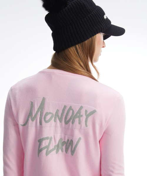 MONDAYFLOW（マンデーフロー）の「エッセンシャルソフトニットトップ_ピンク（ニット/セーター・レディース・その他・LARGE/MEDIUM/SMALL）」の4枚目の写真