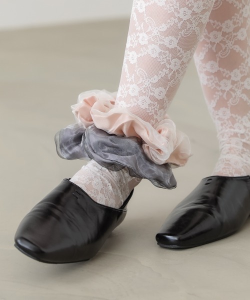 Bab（バブ）の「オーガンジー×サテンシュシュ（シュシュ・レディース・ライトピンク/ライトブルー/シルバー/ゴールド・ONESIZE）」の14枚目の写真