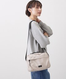 【ユニセックス/軽量】ポリエステルショルダーバッグ