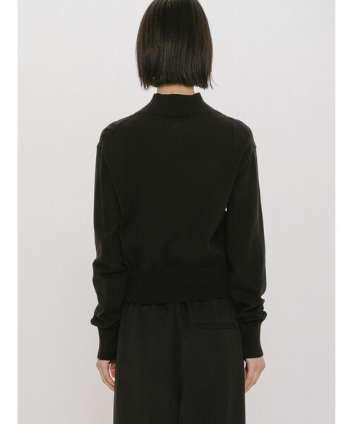 MIDIUMISOLID(ミディウミソリッド)の「MIDIUMISOLID for Ladies ハイネックショートカーディガン(カーディガン/ボレロ・レディース・ブラック/ベージュ/レッド・FREE)」の15枚目の写真