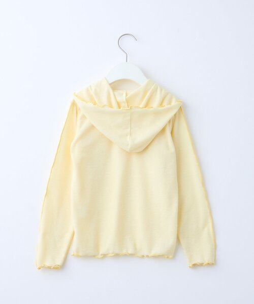 CIAOPANIC TYPY（チャオパニックティピー）の「【KIDS】シアーワッフルスナップ釦メロウフーディー（Tシャツ/カットソー・キッズ・ブラック/バイオレット/イエロー・SMALL/XX-LARGE/X-LARGE/LARGE/MEDIUM）」の13枚目の写真