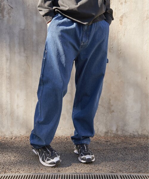 VENCEEXCHANGE（ヴァンスエクスチェンジ）の「デニム・キャンバスペインターパンツ（その他パンツ・メンズ・カーキ/オフホワイト/ベージュ/ロイヤルブルー・M/L/LL）」の12枚目の写真