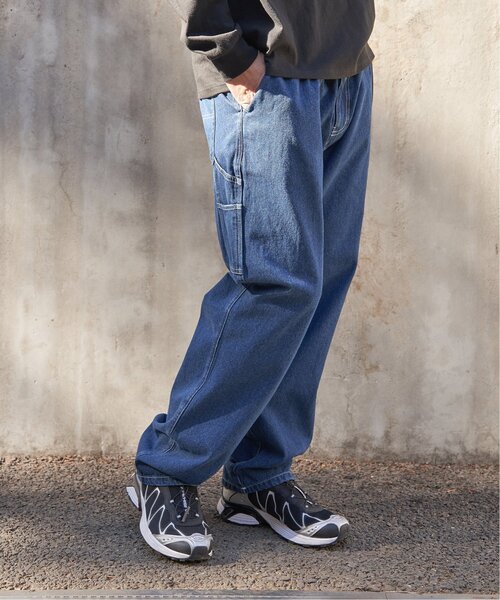 VENCEEXCHANGE（ヴァンスエクスチェンジ）の「デニム・キャンバスペインターパンツ（その他パンツ・メンズ・カーキ/オフホワイト/ベージュ/ロイヤルブルー・M/L/LL）」の13枚目の写真