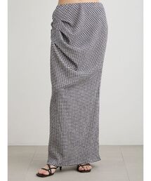 MIESROHE（ミースロエ）の「ブルーゼイージードレープスカート（スカート）」