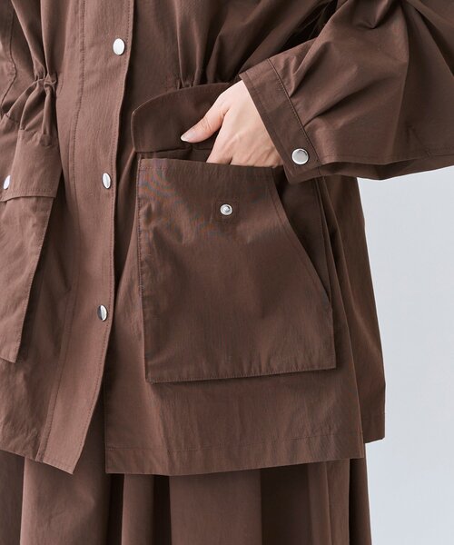 RIVE DROITE(リヴドロワ)の「【セットアップ対応可】スタンドワークジャケット(ブルゾン・レディース・ブラウン/カーキ・FREE)」の6枚目の写真