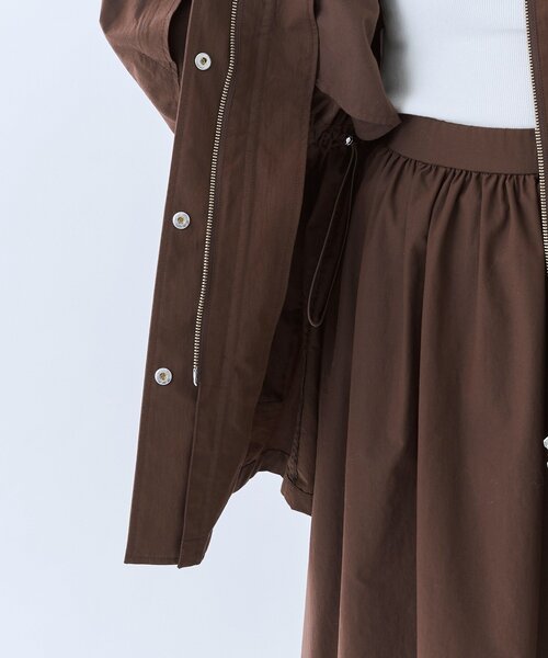 RIVE DROITE(リヴドロワ)の「【セットアップ対応可】スタンドワークジャケット(ブルゾン・レディース・ブラウン/カーキ・FREE)」の7枚目の写真