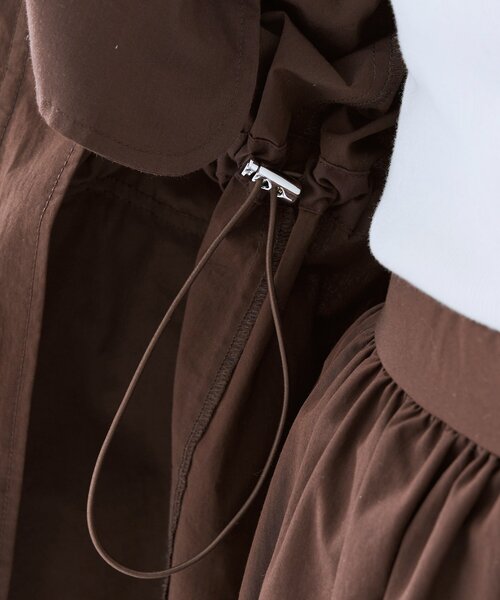 RIVE DROITE(リヴドロワ)の「【セットアップ対応可】スタンドワークジャケット(ブルゾン・レディース・ブラウン/カーキ・FREE)」の8枚目の写真