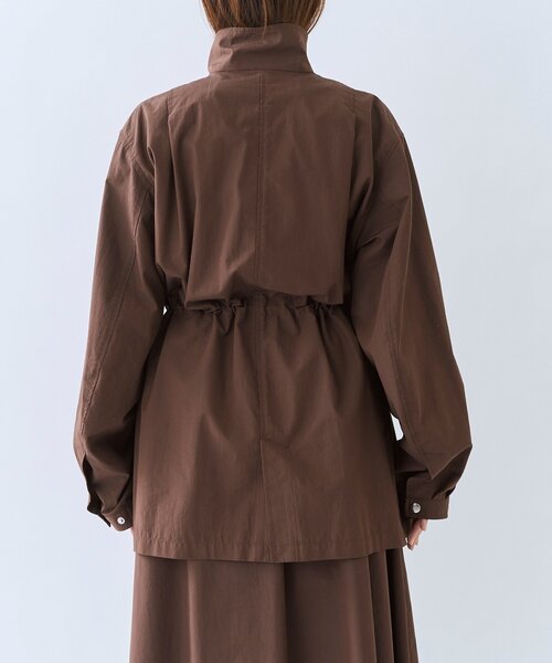 RIVE DROITE(リヴドロワ)の「【セットアップ対応可】スタンドワークジャケット(ブルゾン・レディース・ブラウン/カーキ・FREE)」の11枚目の写真