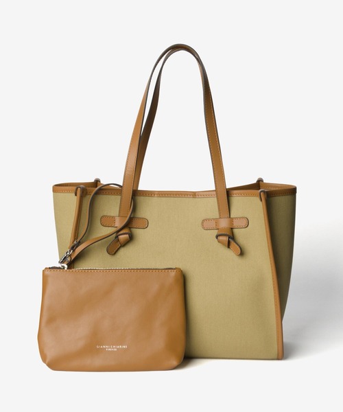 GIANNI CHIARINI(ジャンニ キアリーニ)の「GIANNI CHIARINI MARCELLA ジャンニ キアリーニ マルチェッラ ハンドバッグ(ハンドバッグ・レディース・ブラック系1/レッド系1/ストーン/ベージュ系2/ピンク系1/ベージュ系1/ピンク系3/ピンク系2/ベージュ系3・FREE)」の2枚目の写真