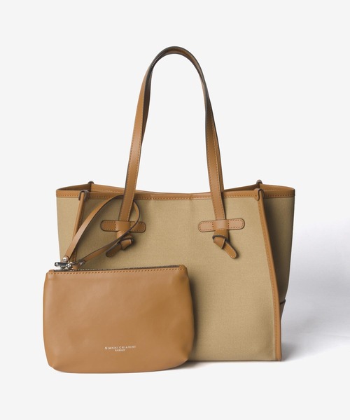 GIANNI CHIARINI(ジャンニ キアリーニ)の「GIANNI CHIARINI MARCELLA ジャンニ キアリーニ マルチェッラ ハンドバッグ(ハンドバッグ・レディース・ブラック系1/レッド系1/ストーン/ベージュ系2/ピンク系1/ベージュ系1/ピンク系3/ピンク系2/ベージュ系3・FREE)」の4枚目の写真