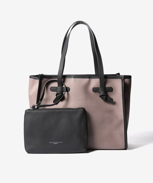 GIANNI CHIARINI(ジャンニ キアリーニ)の「GIANNI CHIARINI MARCELLA ジャンニ キアリーニ マルチェッラ ハンドバッグ(ハンドバッグ・レディース・ブラック系1/レッド系1/ストーン/ベージュ系2/ピンク系1/ベージュ系1/ピンク系3/ピンク系2/ベージュ系3・FREE)」の3枚目の写真