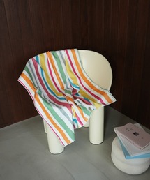 c.u.l（シーユーエル）の「カラフル マルチカラー 大判  ビーチタオル バスタオル ビーチグッズ 90×180 cula1424（タオル）」