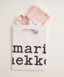 marimekko（マリメッコ）の「【ZOZO限定 Gift set】Unikko / Small plate 9,5cm pink＆【JAPAN EXCLUSIVE】 Mini towel 26x26（キッチンツール）」
