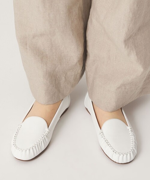 ODETTE E ODILE（オデットエオディール）の「プレーンハンドソーンモカ フラット15↑（モカシン/デッキシューズ・レディース・ホワイト/ブラック/その他1/ピンク・24.5cm/24cm/23.5cm/22.5cm/22cm/25cm/23cm）」の7枚目の写真