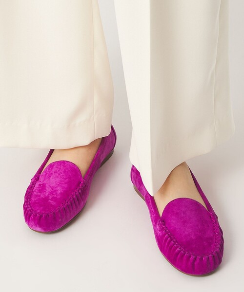 ODETTE E ODILE（オデットエオディール）の「プレーンハンドソーンモカ フラット15↑（モカシン/デッキシューズ・レディース・ホワイト/ブラック/その他1/ピンク・24.5cm/24cm/23.5cm/22.5cm/22cm/25cm/23cm）」の14枚目の写真