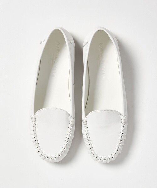 ODETTE E ODILE(オデットエオディール)の「プレーンハンドソーンモカ フラット15↑(モカシン/デッキシューズ・レディース・ホワイト/ブラック/その他1/ピンク・24.5cm/24cm/23.5cm/22.5cm/22cm/25cm/23cm)」の9枚目の写真