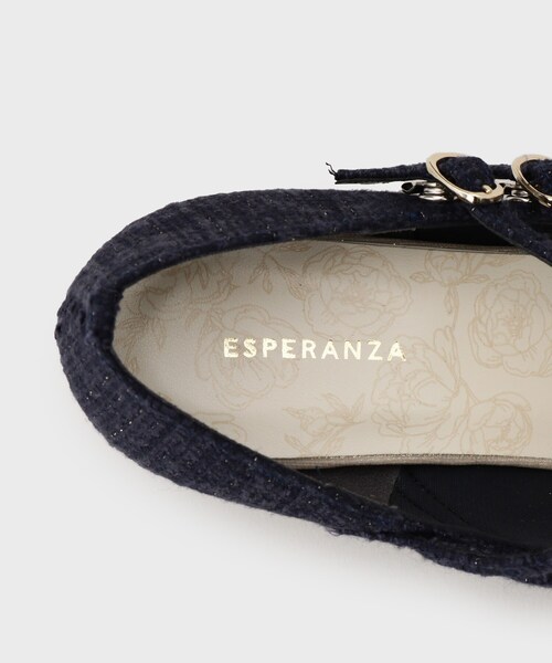 ESPERANZA(エスペランサ)の「Wストラップパンプス(パンプス・レディース・ブルー系その他4/アイボリー系2/ブラック系2・23.5cm/23.0cm/22.5cm/24.5cm/24.0cm)」の15枚目の写真