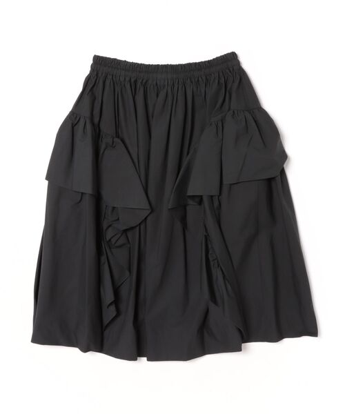 Vivienne Westwood（ヴィヴィアンウエストウッド）の「マイクロチェックギャザーフリルスカート（スカート・レディース・グレー系その他2/ブラック・FREE）」の3枚目の写真