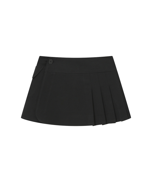 Miseki SEOUL(ミセキソウル)の「Omoi pleats wrap skirt BLACK(スカート・レディース・その他・1/2)」の2枚目の写真