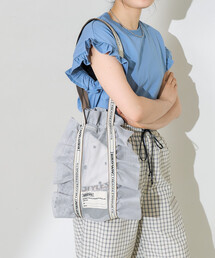 BROWN THEATRE PRODUCTS × FREAK'S STORE/ブラウン シアタープロダクツ 別注 メッシュフリルシューズバッグ/シアー トートバッグ