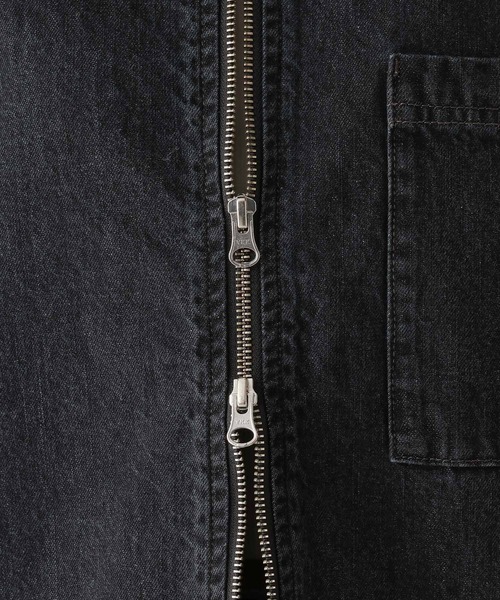 RAGEBLUE（レイジブルー）の「Wジップ/デニムルーズシャツ（シャツ/ブラウス・レディース・ブラック/ホワイト/ピンク・FREE）」の11枚目の写真