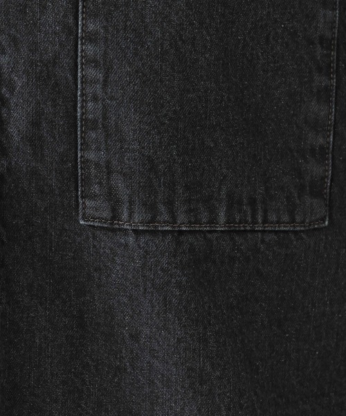 RAGEBLUE（レイジブルー）の「Wジップ/デニムルーズシャツ（シャツ/ブラウス・レディース・ブラック/ホワイト/ピンク・FREE）」の4枚目の写真