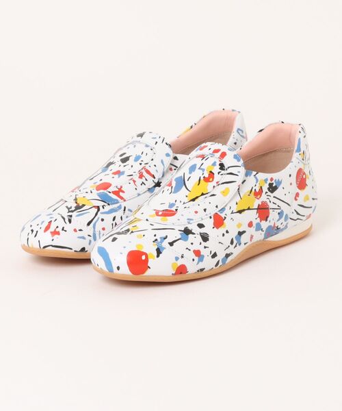 tsumori chisato WALK(ツモリチサトウォーク)の「フラップスリッポンスニーカー(スニーカー・レディース・アイボリー/ブラック/マルチ・23.5cm/23.0cm/24.5cm/22.5cm/24.0cm)」の3枚目の写真