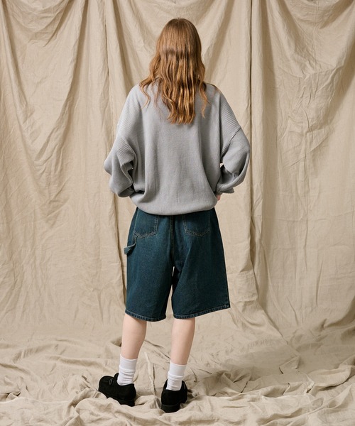 WETTEMPT（ウィテンプト）の「HENRY NECK PIGMENT WAFFLE LONG TEE / ヘンリーネックピグメントワッフルロンT（Tシャツ/カットソー・メンズ・グレー/チャコールグレー/ブラック/カーキ・SMALL/MEDIUM/LARGE）」の8枚目の写真