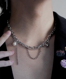 SBG | インフルエンサー つぐ吉 × SBG レイヤードチェーンネックレス(ネックレス)