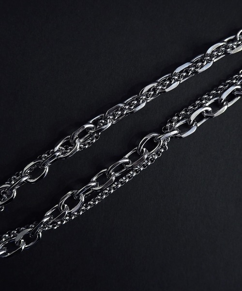 SBG（エスビー）の「インフルエンサー つぐ吉 × SBG レイヤードチェーンネックレス（ネックレス・メンズ・B/A・FREE）」の15枚目の写真