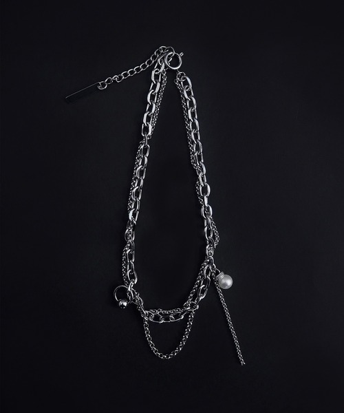 SBG（エスビー）の「インフルエンサー つぐ吉 × SBG レイヤードチェーンネックレス（ネックレス・メンズ・B/A・FREE）」の11枚目の写真