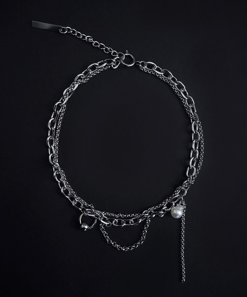 SBG（エスビー）の「インフルエンサー つぐ吉 × SBG レイヤードチェーンネックレス（ネックレス・メンズ・B/A・FREE）」の12枚目の写真