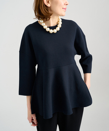 VERMEIL par iena | ペプラムダンボールプルオーバー(ニット/セーター)