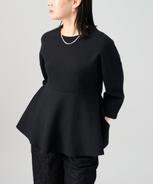 VERMEIL par iena | ペプラムダンボールプルオーバー(ニット/セーター)