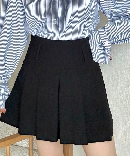 Cham.(チャム)の「プリーツミニスカート(スカート・レディース・グレー/ブラック・M/S/L)」の3枚目の写真