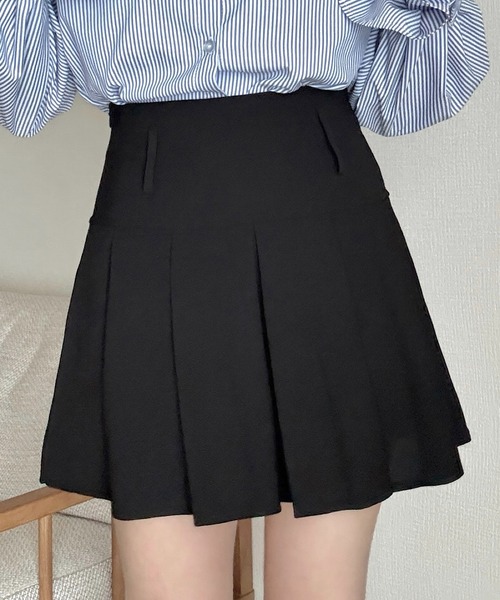 Cham.(チャム)の「プリーツミニスカート(スカート・レディース・グレー/ブラック・M/S/L)」の4枚目の写真
