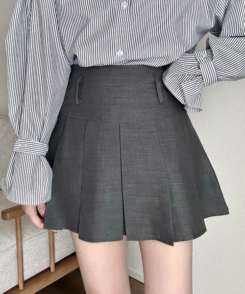 Cham.(チャム)の「プリーツミニスカート(スカート・レディース・グレー/ブラック・M/S/L)」の9枚目の写真
