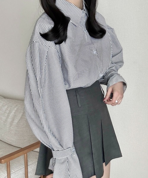 Cham.(チャム)の「プリーツミニスカート(スカート・レディース・グレー/ブラック・M/S/L)」の11枚目の写真