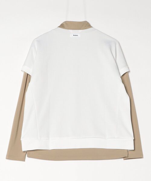 ALPEN / SPORTS DEPO SELECT(アルペンスポーツデポセレクト)の「コルウィン Kolwin ハーフジップセットシャツ(シャツ/ブラウス・レディース・ネイビー/ホワイト・2XL/XL/L/M)」の4枚目の写真