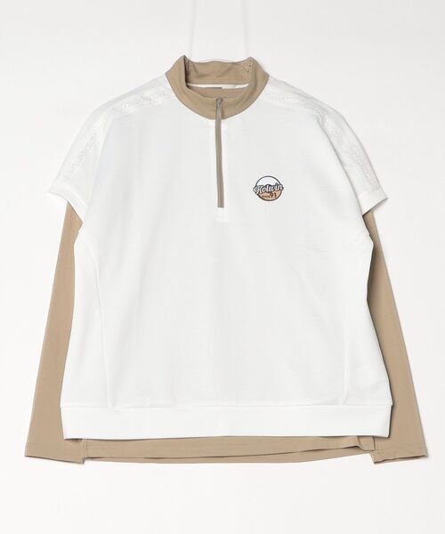 ALPEN / SPORTS DEPO SELECT(アルペンスポーツデポセレクト)の「コルウィン Kolwin ハーフジップセットシャツ(シャツ/ブラウス・レディース・ネイビー/ホワイト・2XL/XL/L/M)」の15枚目の写真