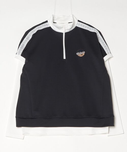 ALPEN / SPORTS DEPO SELECT(アルペンスポーツデポセレクト)の「コルウィン Kolwin ハーフジップセットシャツ(シャツ/ブラウス・レディース・ネイビー/ホワイト・2XL/XL/L/M)」の14枚目の写真