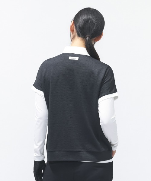 ALPEN / SPORTS DEPO SELECT(アルペンスポーツデポセレクト)の「コルウィン Kolwin ハーフジップセットシャツ(シャツ/ブラウス・レディース・ネイビー/ホワイト・2XL/XL/L/M)」の5枚目の写真