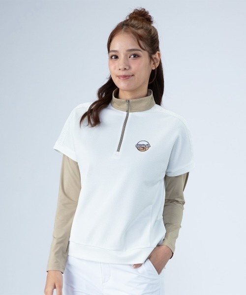 ALPEN / SPORTS DEPO SELECT(アルペンスポーツデポセレクト)の「コルウィン Kolwin ハーフジップセットシャツ(シャツ/ブラウス・レディース・ネイビー/ホワイト・2XL/XL/L/M)」の13枚目の写真
