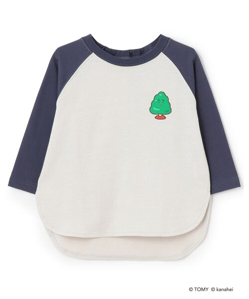 b・ROOM(ビールーム)の「【あつまれ!プラレールズ】レールズ・ジョーケーズ/ワンポイントラグランTシャツ(Tシャツ/カットソー・キッズ・グリーン系その他/レッド/ネイビー・120cm/100cm/90cm/110cm)」の13枚目の写真