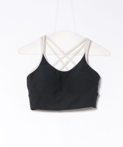 Ungrid（アングリッド）の「Ungrid/アングリッド ブラトップ リブ パイピング パット付き UVカット 水陸両用 セットアップ対応 560401 UT（タンクトップ・レディース・ブラック/ブルー・M/L）」の19枚目の写真