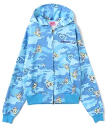 atmos pink | The Powerpuff Girls x atmos pink Camouflage Zip-up Hoodie / ザ パワーパフ ガールズ x アトモス ピンク カモフラージュ ジップアップ フーディ 【SP】(パーカー)
