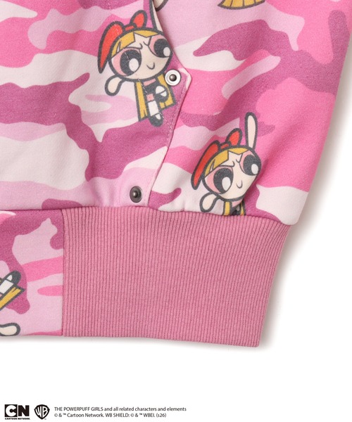 atmos pink(アトモスピンク)の「The Powerpuff Girls x atmos pink Camouflage Zip-up Hoodie / ザ パワーパフ ガールズ x アトモス ピンク カモフラージュ ジップアップ フーディ 【SP】(パーカー・レディース・ピンク/グリーン/ブルー・FREE)」の13枚目の写真