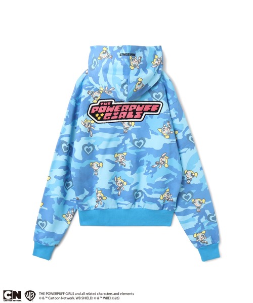 atmos pink(アトモスピンク)の「The Powerpuff Girls x atmos pink Camouflage Zip-up Hoodie / ザ パワーパフ ガールズ x アトモス ピンク カモフラージュ ジップアップ フーディ 【SP】(パーカー・レディース・ピンク/グリーン/ブルー・FREE)」の20枚目の写真