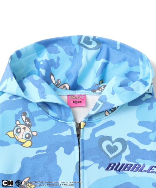 セール】The Powerpuff Girls x atmos pink Camouflage Zip-up Hoodie