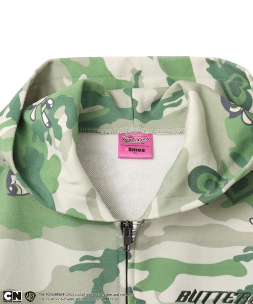 atmos pink(アトモスピンク)の「The Powerpuff Girls x atmos pink Camouflage Zip-up Hoodie / ザ パワーパフ ガールズ x アトモス ピンク カモフラージュ ジップアップ フーディ 【SP】(パーカー・レディース・ピンク/グリーン/ブルー・FREE)」の21枚目の写真